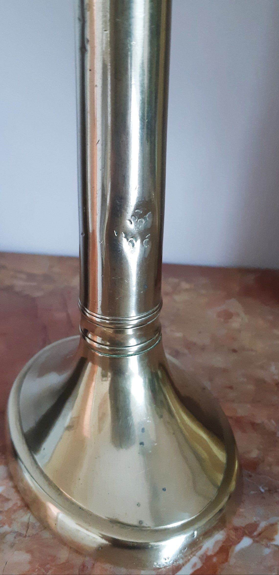 Copper candlestick