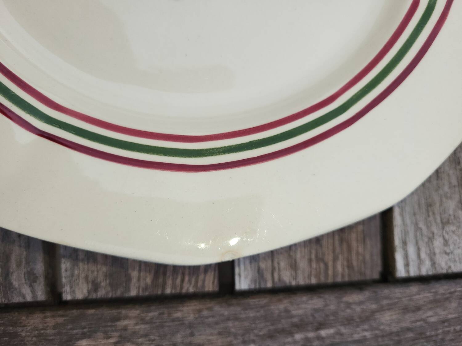 4 assiettes plates Sarreguemines Armelle