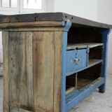 Industrial workbench in oak