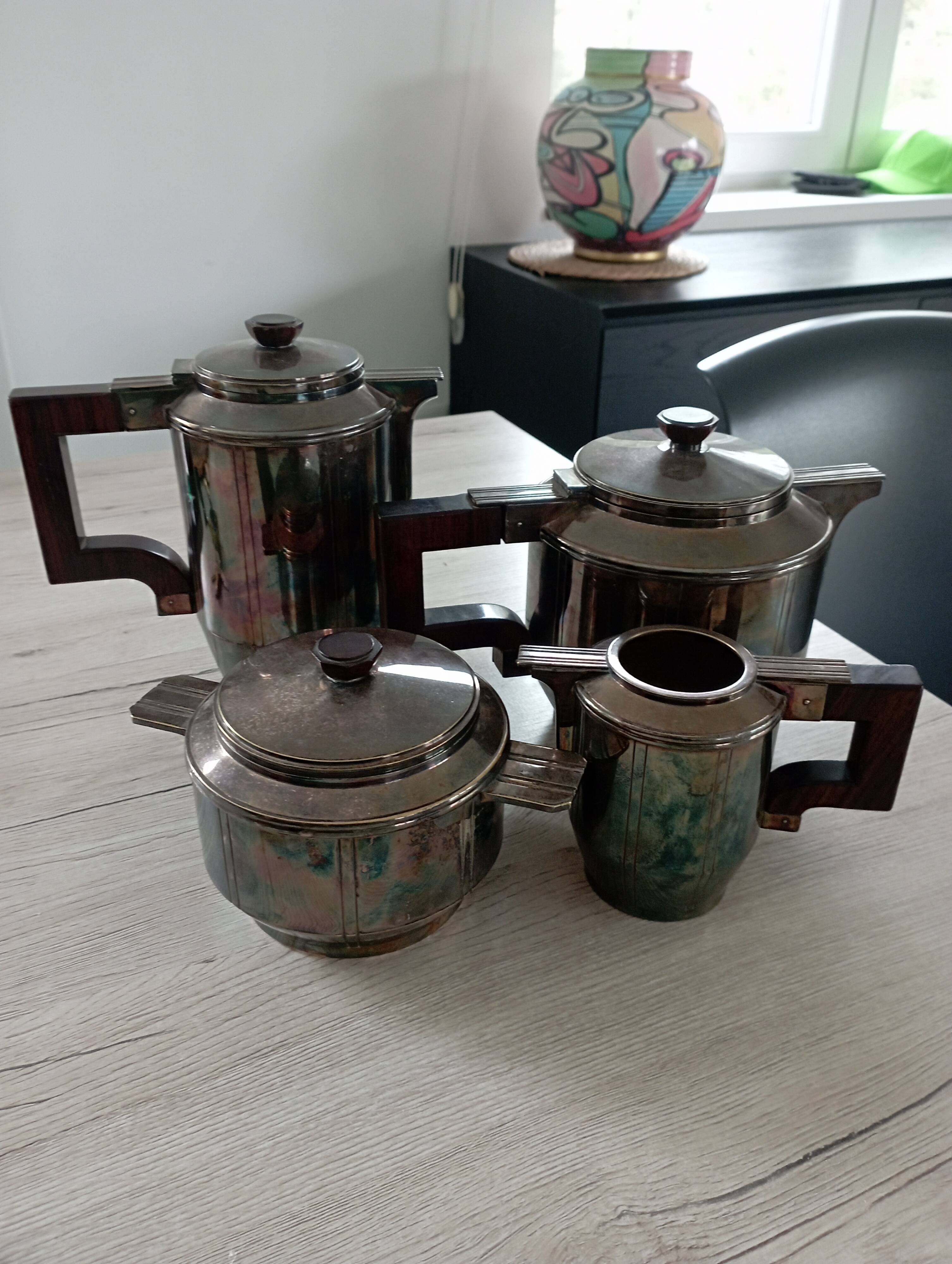 Art Deco tea service, 4 pieces