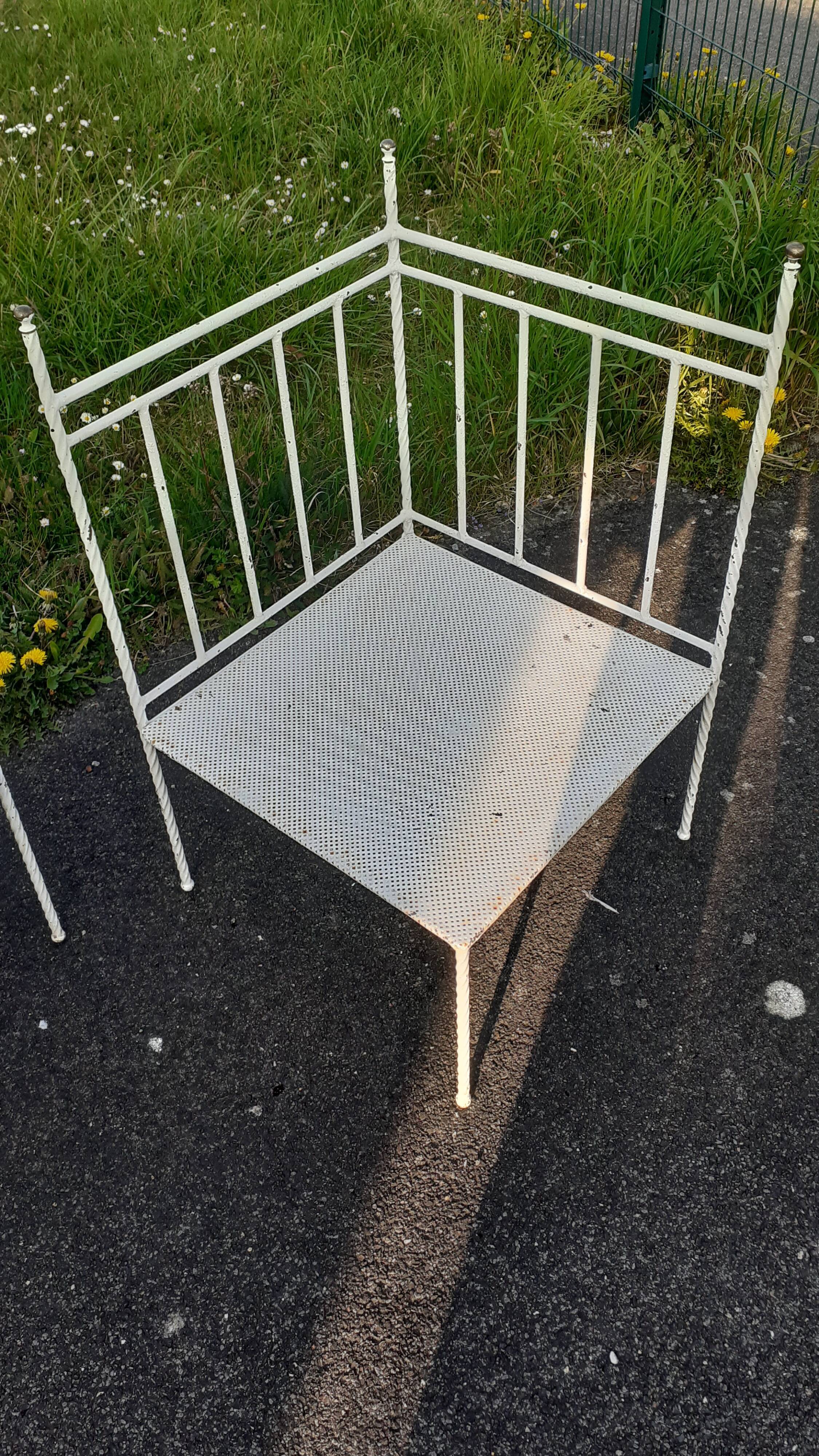 Iron garden chairs