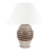 FRENCH WORK - Ceramic lamp in the style of Jean Besnard - France, circa 1950
