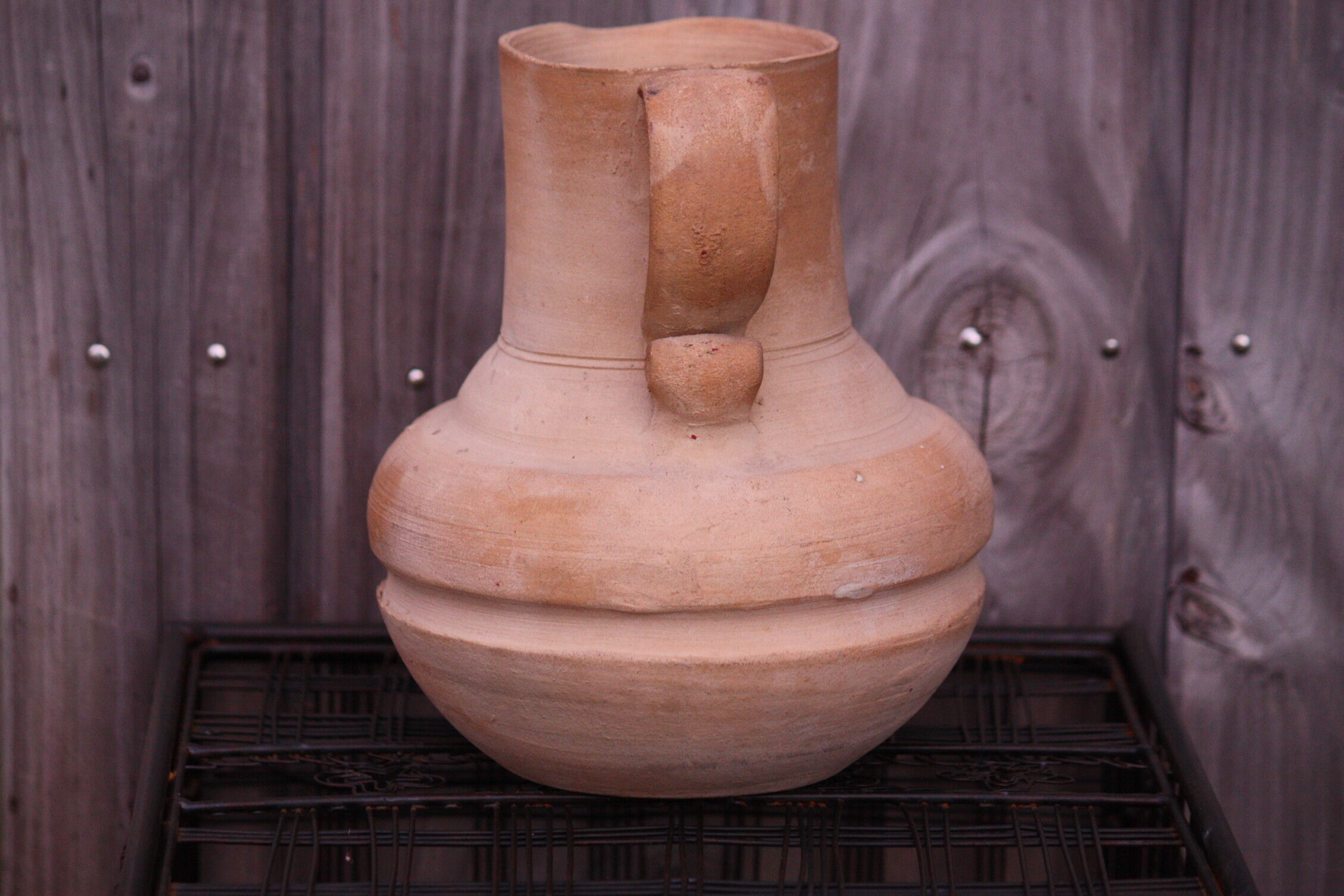 Terracotta pitcher