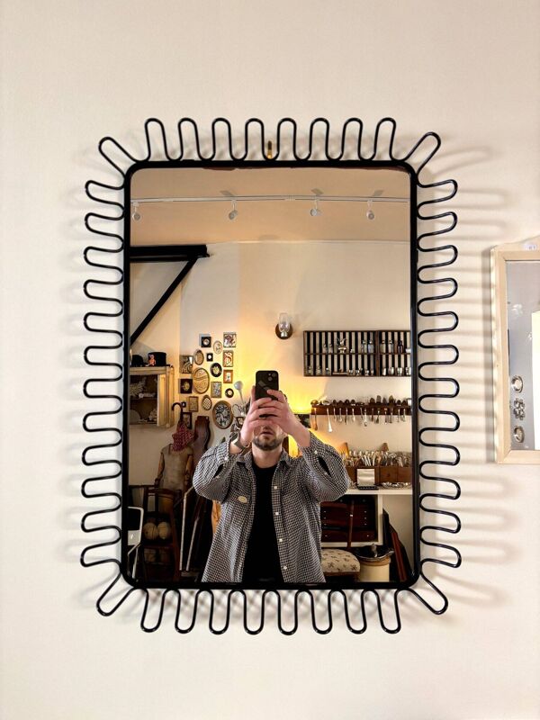 Miroir modèle ''Mandal'' par Ikea, années 1990
