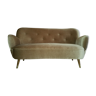 Canapé sofa design organique ARC Rein années 50-60 beige Bronze