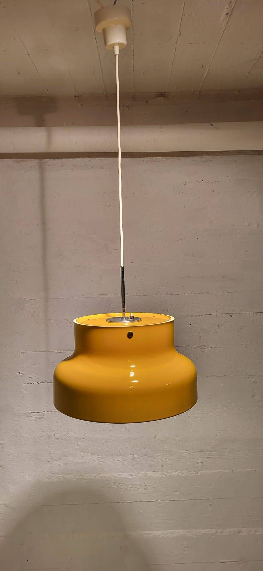 Yellow ceiling lamp 1970s – Bumling Anders Pehrson Ateljé Lyktan | Vintage design lamps