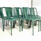 10 chaises TOLIX modèle T4 vintage