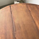 Round folding pine table mountain furniture