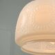 intricate Mid-Century Italian Brass and Opaline Pendant Lamp, 1950s