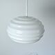 Verner Panton Opal Glass "New Wave" Pendant for Holmegaard, 1984