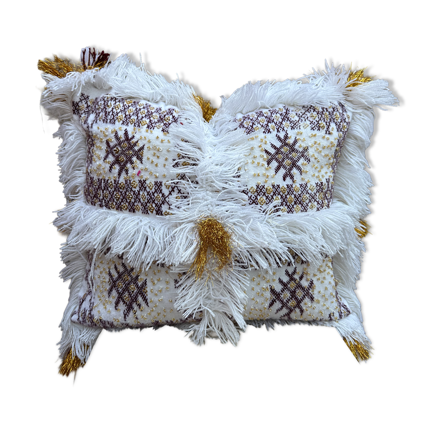 Berber kilim cushion cover: Moroccan wool cushion