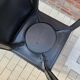 4 black Cassina Cab chairs by Mario Bellini