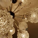 Large vintage pendant light, 70s