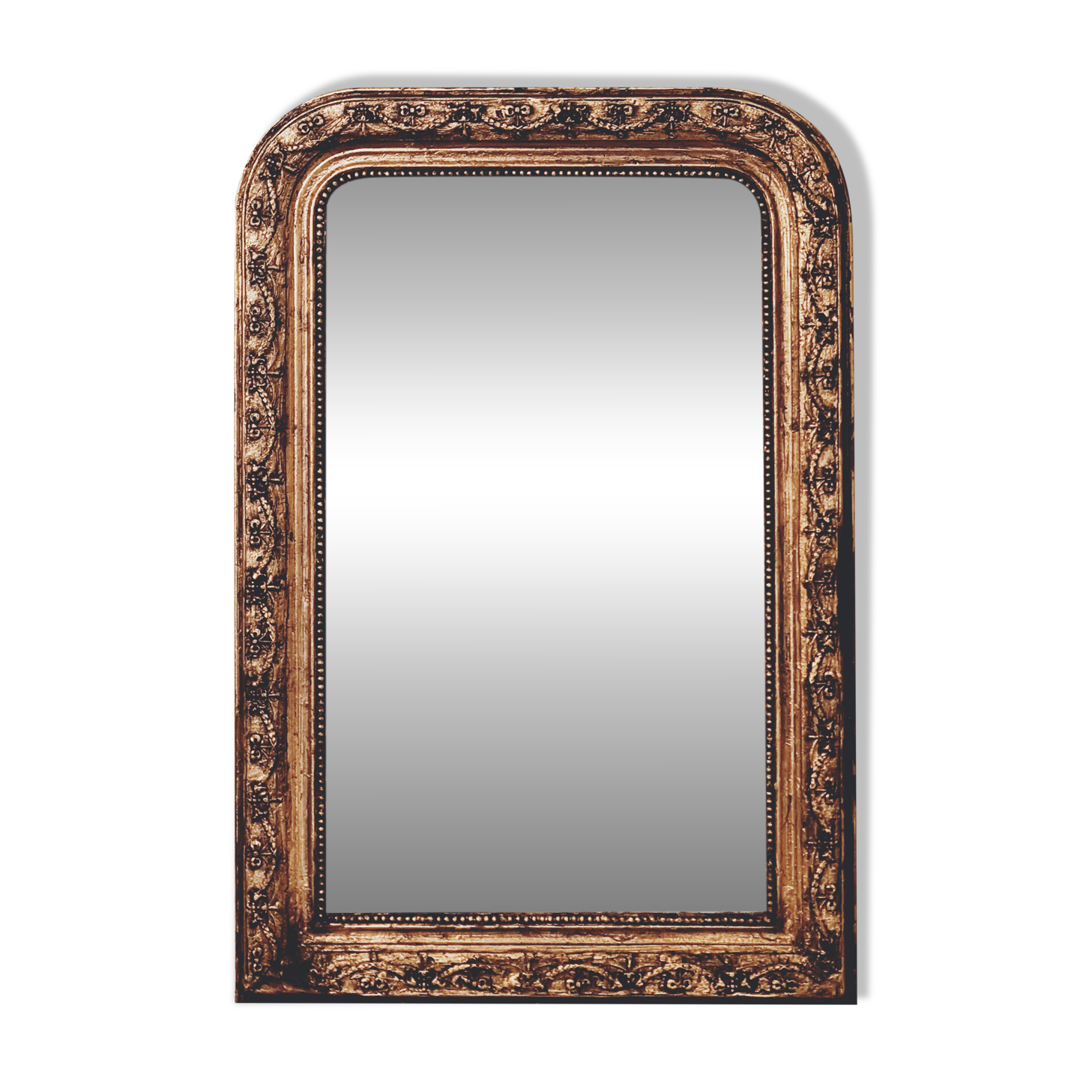 Antique gilded Louis-Philippe mirror – “Adélaïde”
