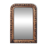 Antique gilded Louis-Philippe mirror – “Adélaïde”