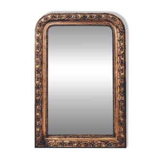 Antique gilded Louis-Philippe mirror – “Adélaïde”