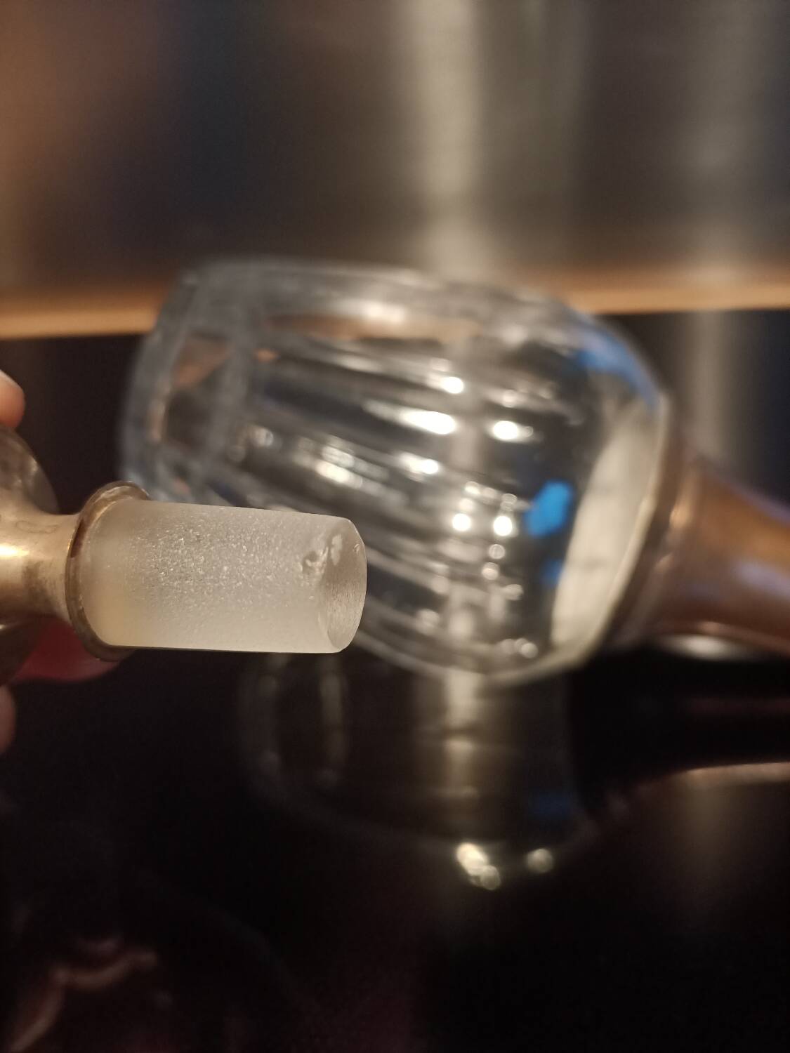 Early 20th century crystal carafe