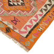 Tapis kilim vintage Herki tissé à la main en Turquie 103 cm x 351 cm