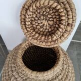 Straw jar basket