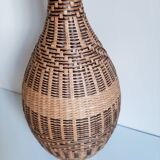 Bouteille rotin osier