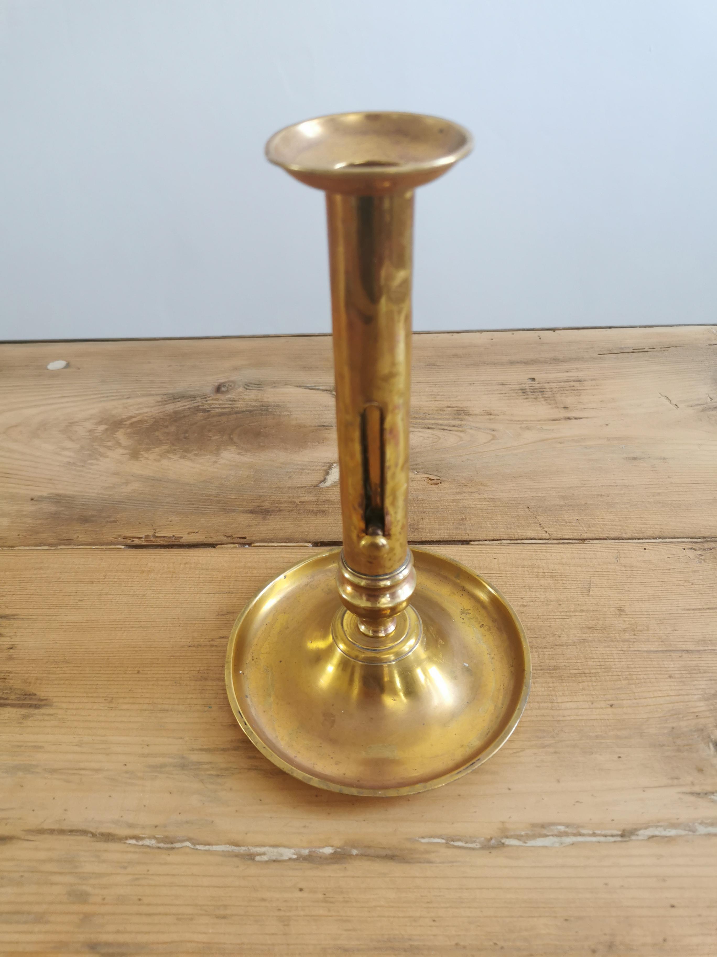 Vintage brass candle holder