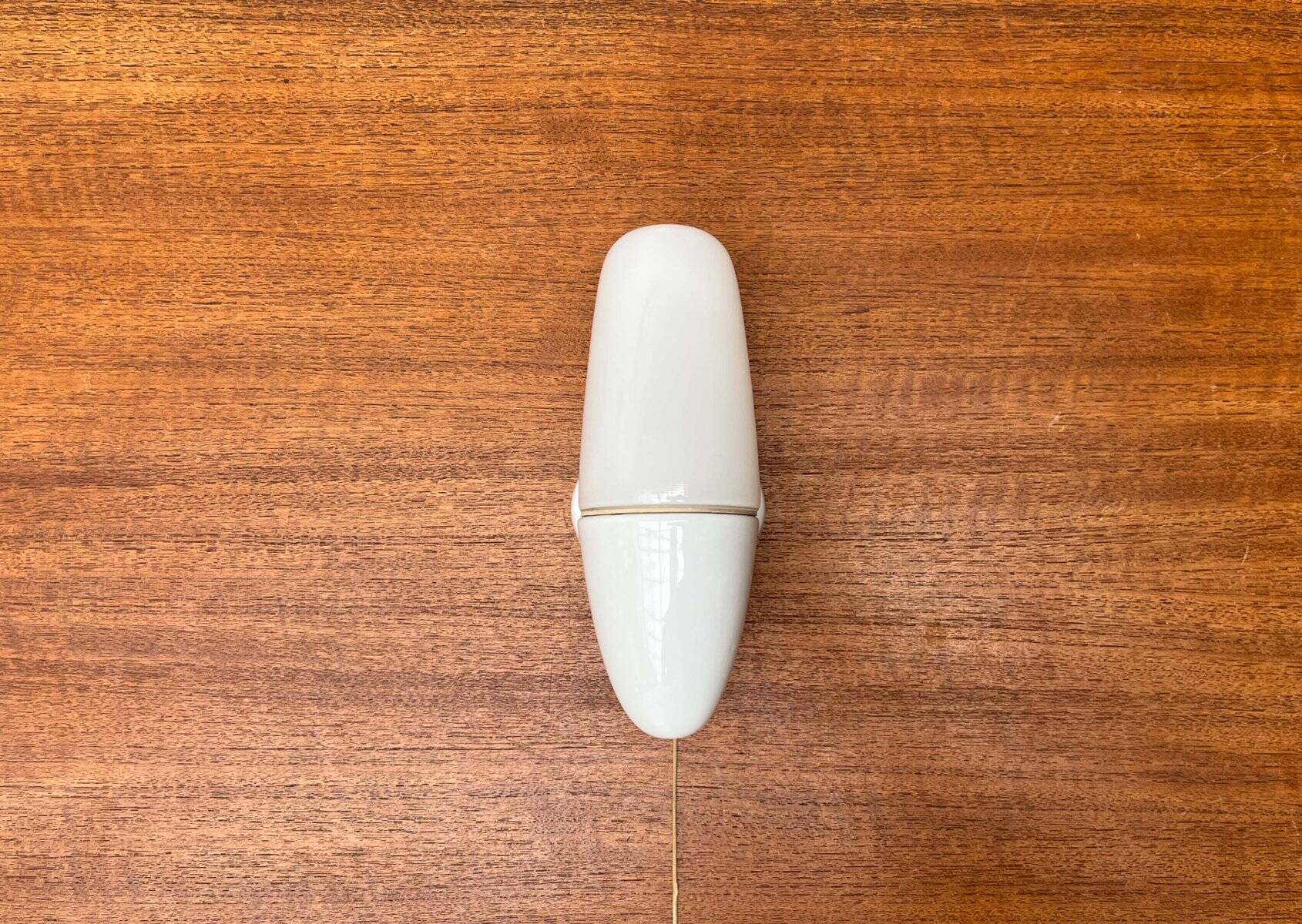 Mid-Century Modern German Ceramic 6065 Sconce by Wilhelm Wagenfeld for Lindner, 1950s