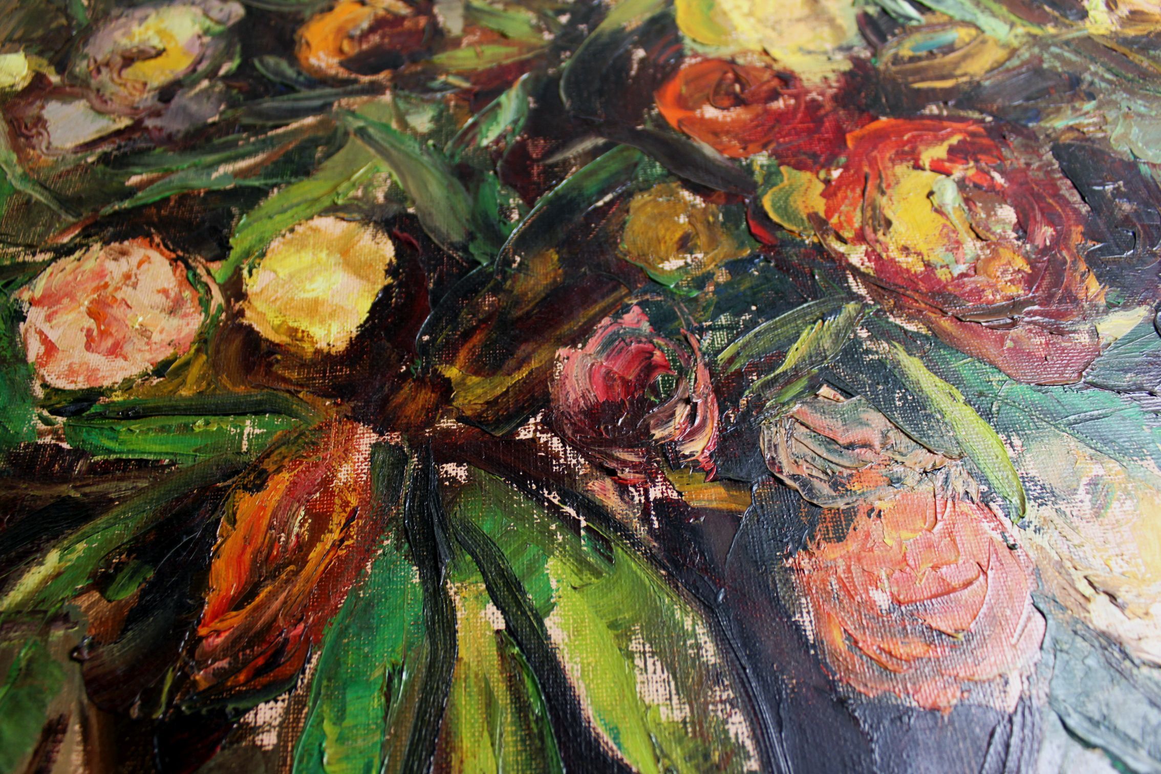 Still life bouquet of flowers, st vangheluwe.