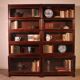 paire de bibliothèques dit stacking bookcase en acajou