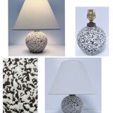 Lamp ceramic ball Art Deco style Besnard 30s