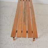 Slatted bench dating from the 60s