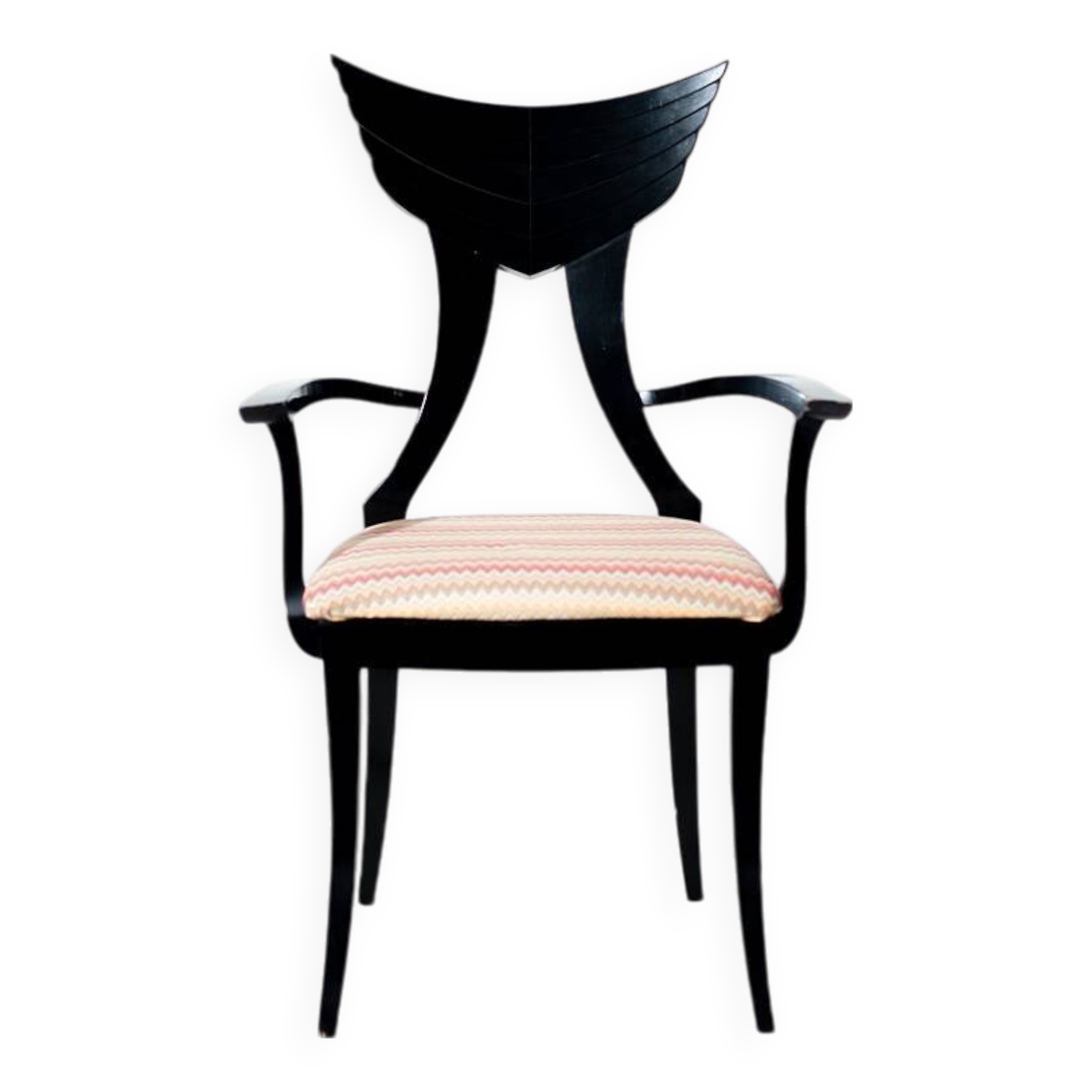 Winged Italian Armchair by Pietro Constantini 1980s