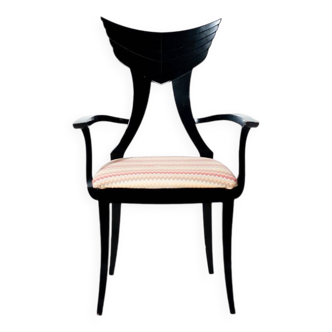 Winged Italian Armchair by Pietro Constantini 1980s