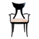 Fauteuil à oreilles italien de Pietro Constantini des années 1980