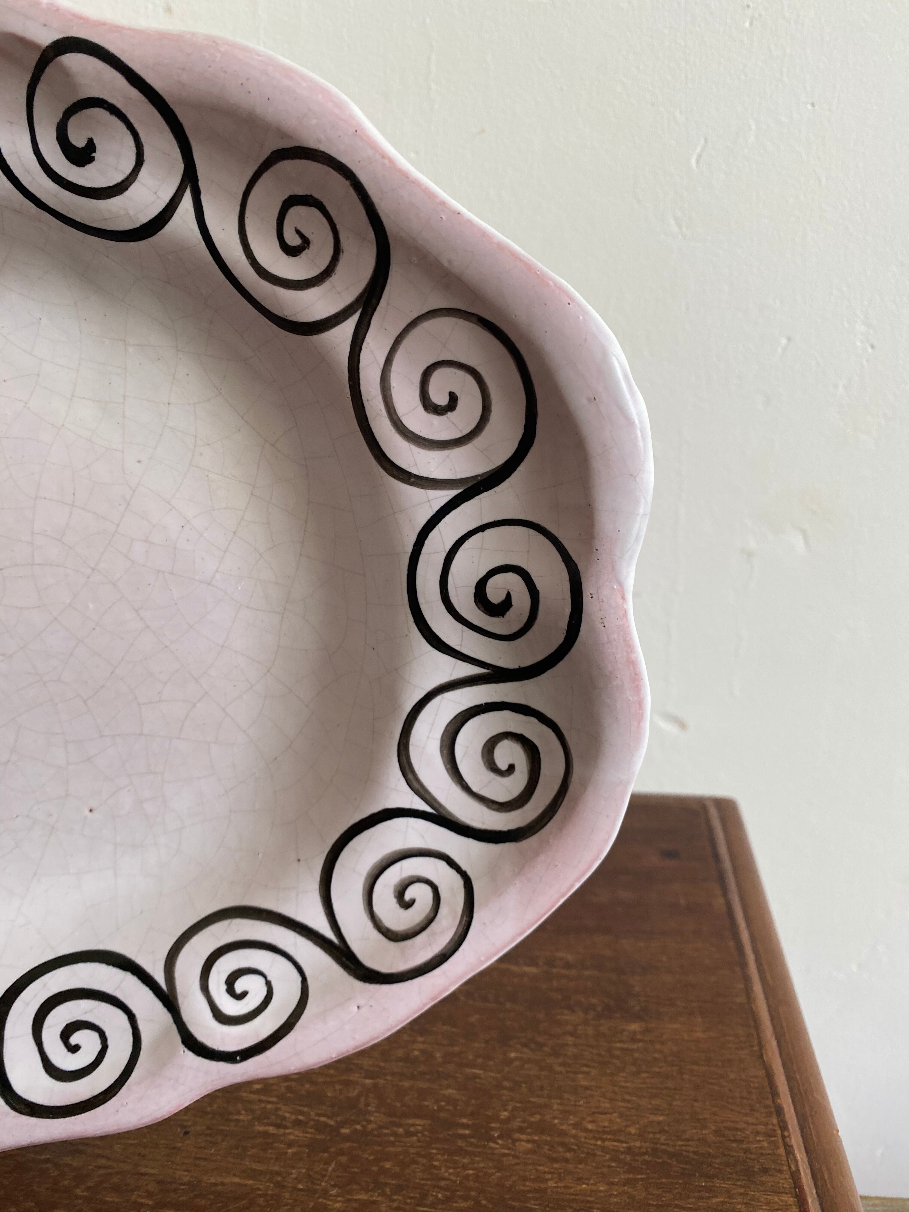 St. Uze's earthenware serving dish