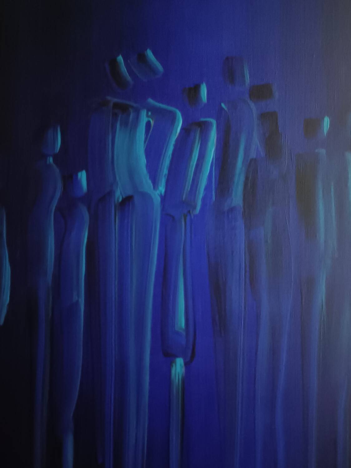 Painting, oil on canvas signed