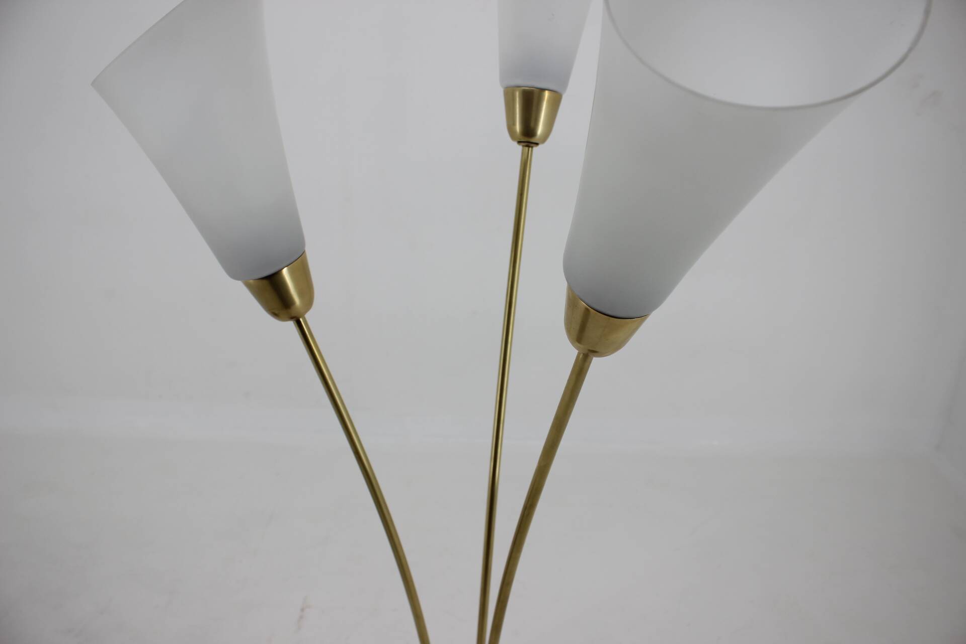 1940s Pair of Art Deco Floor Lamps, Czechoslovakia