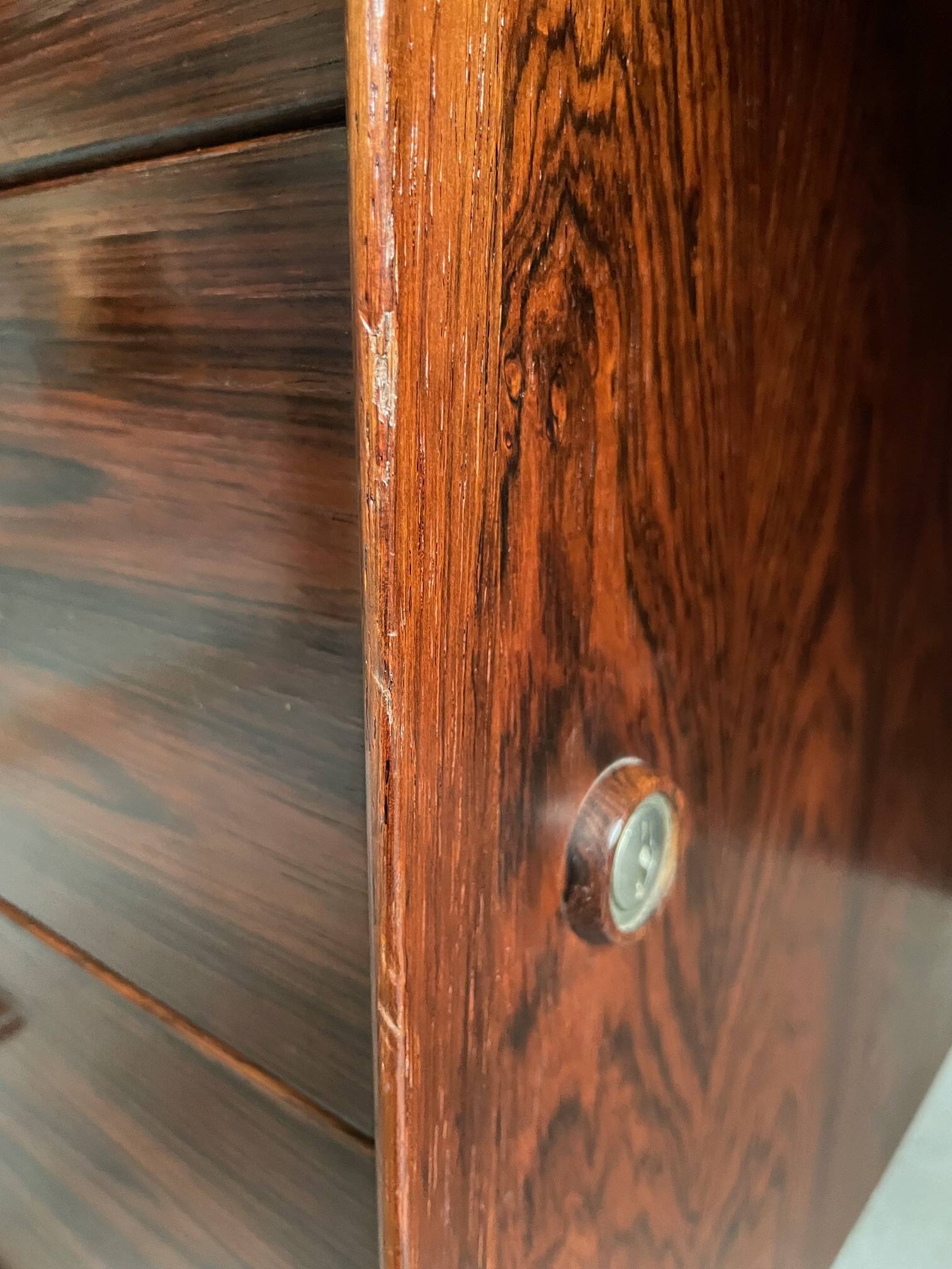 Rosewood Executive Desk by Arne Vodder, Model 207 – Scandinavian Modern Ico