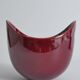 Scandinavian Modern Merlot Red Stoneware Bowl by SYCO, Sweden, 1950s