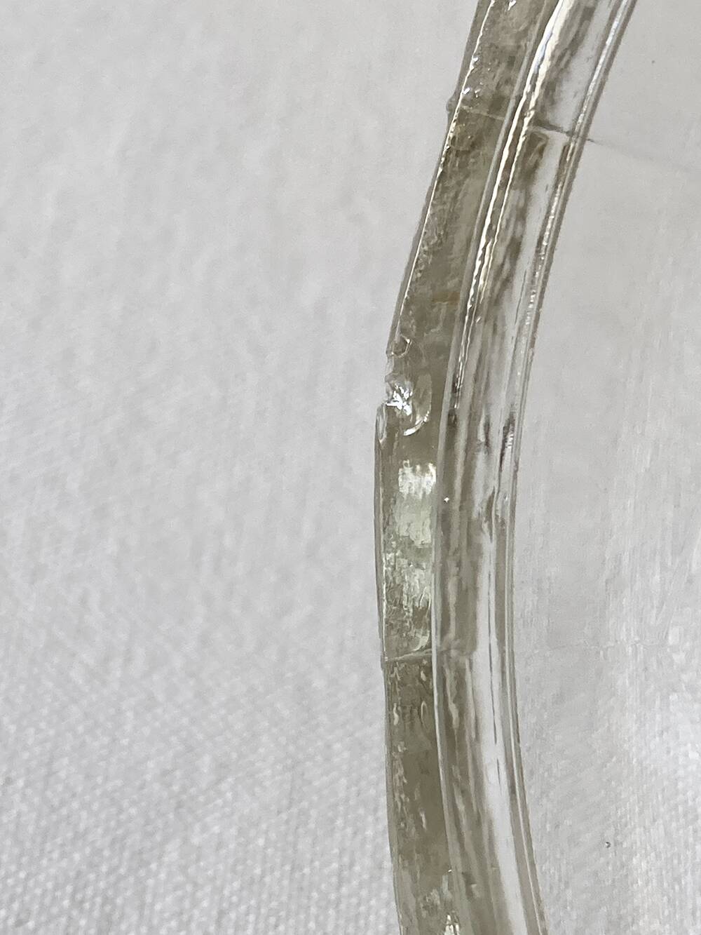 Genuine Bohemian crystal candy box, Czechoslovakia, 1950s-60s