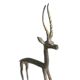 Gazelle en laiton années 50
