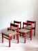 4 eetkamerstoelen H.W. Klein voor Bramin – teakhout – jaren 60