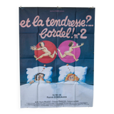 Poster 120x160 and the tenderness brothel number 2 Fabrice Luchini 1983