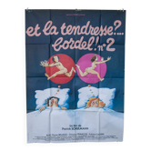 Affiche 120x160 et la tendresse bordel numero 2 Fabrice Luchini 1983