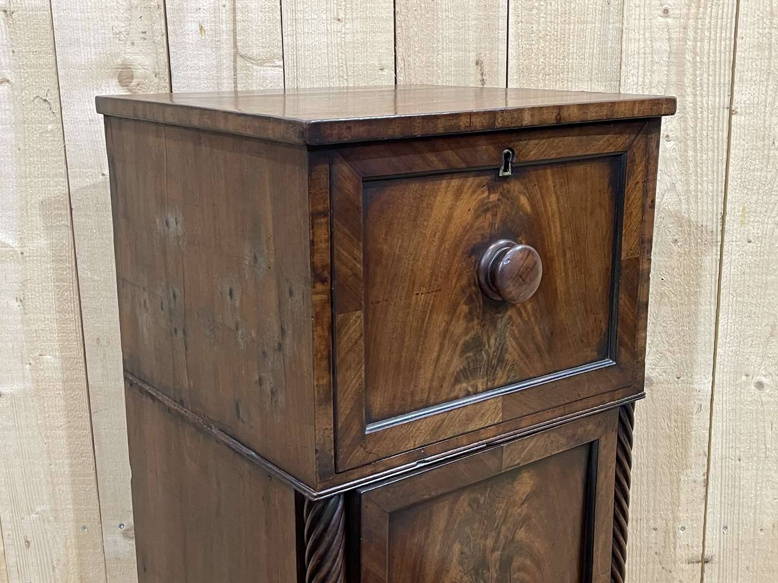 Victorian mahogany confiturier - 19th century