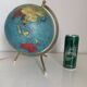 Globe vintage 1963 terrestrial Taride tripod glass world map - 28 cm