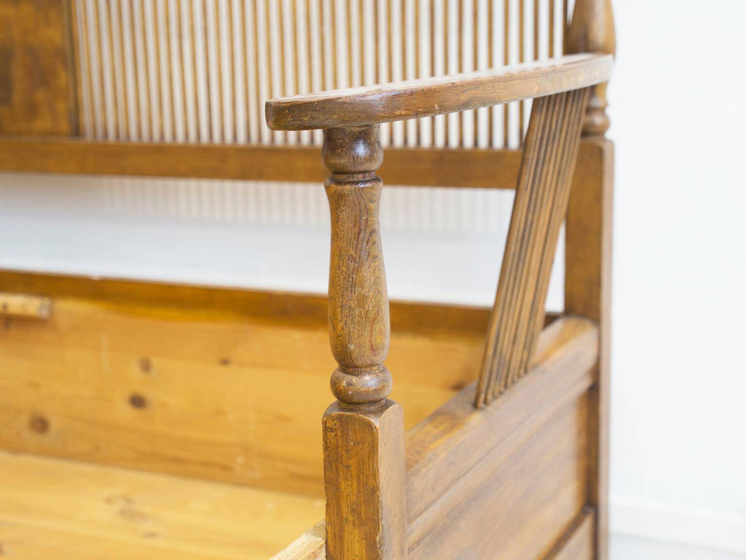 Swedish wooden sofa designed by Carl Westman