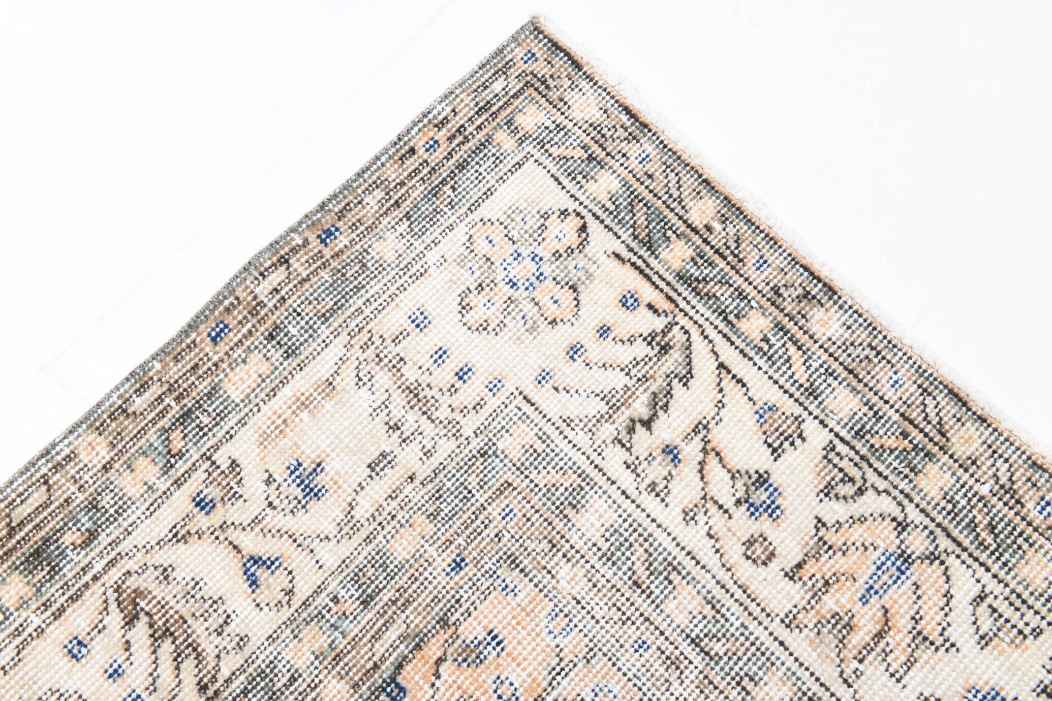 7x11 Shades Of Tan Beige Persian Rug, 220x335Cm