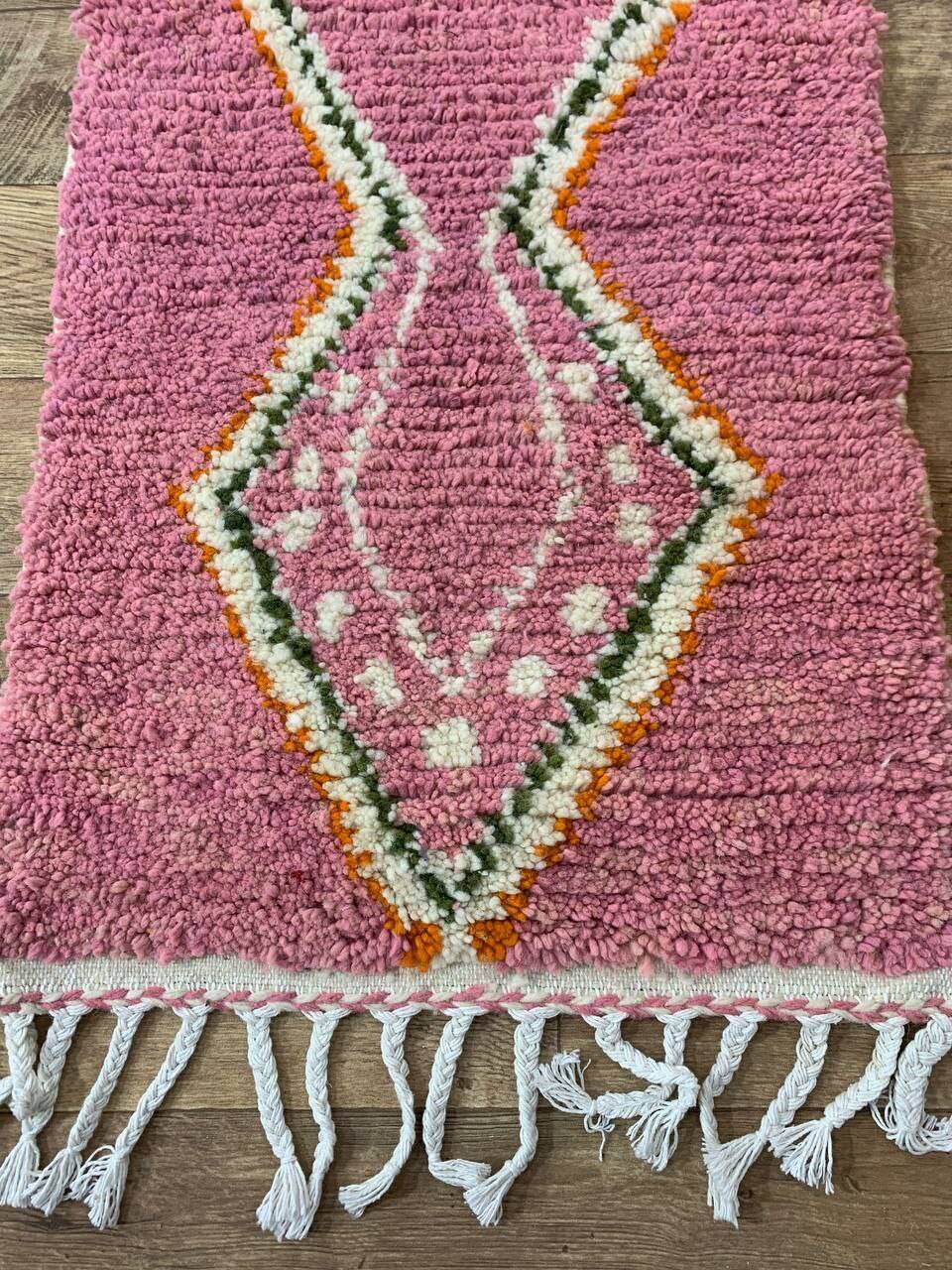Handmade Moroccan Berber Rug 300 X 62 CM