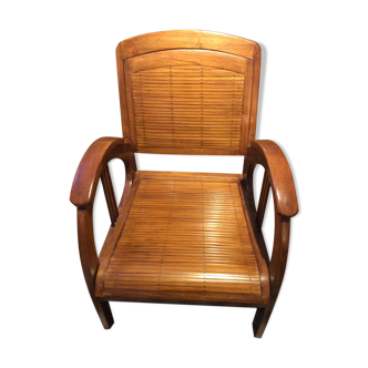 Old wooden armchair