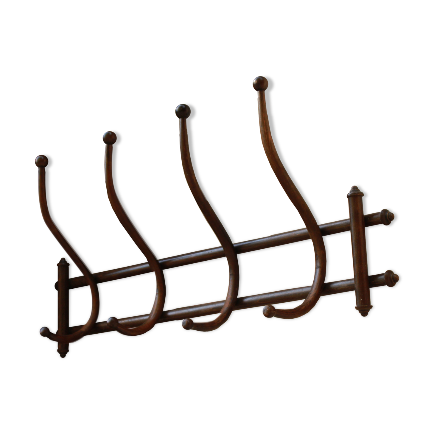 Curved wooden wall door, 50's.